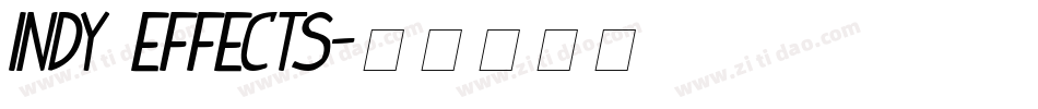 Indy Effects字体转换